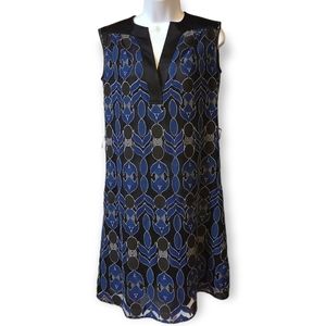 Tory Burch Silk Blend Harbor Sleeveless Dress